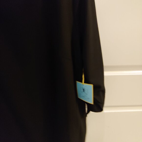 CeCe Nordstroms Women's Black Shift Dress Plus Size 22W 3/4 Sleeve NWT - Picture 4 of 7